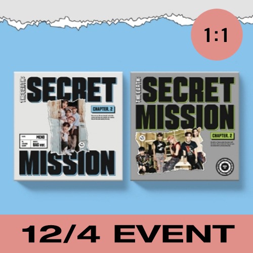 [12/4 Meet&amp;Call EVENT]  엠씨엔디 (MCND) - 4th MINI ALBUM [ THE EARTH : SECRET MISSION Chapter.2 ][2종 중 1종 랜덤]