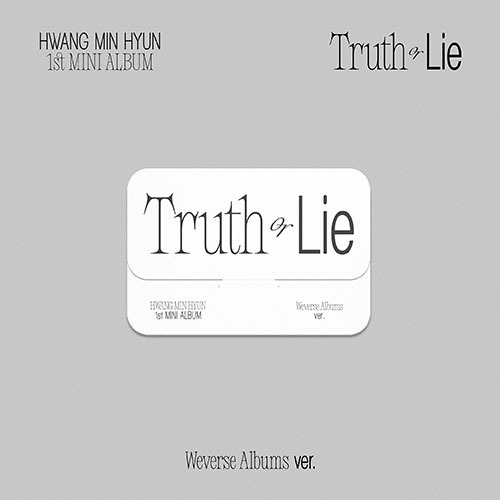 황민현(HWANG MIN HYUN) - 1st MINI ALBUM[Truth or Lie] (Weverse Albums ver.)