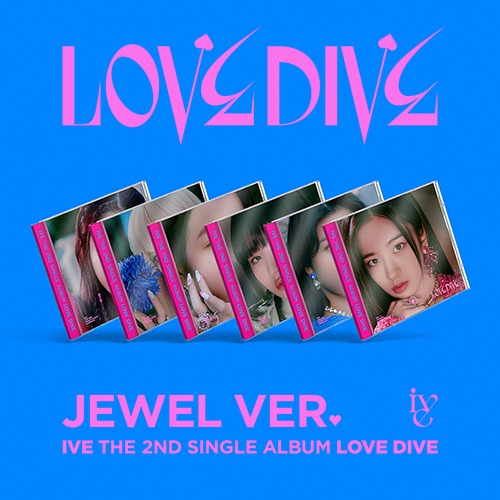 아이브 (IVE) - 싱글2집 [LOVE DIVE] (Jewel Ver.) 한정반 (6종세트)