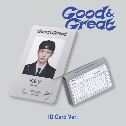 키 (KEY) - 미니앨범 2집 : Good &amp; Great [ID Card Ver.(스마트앨범)]
