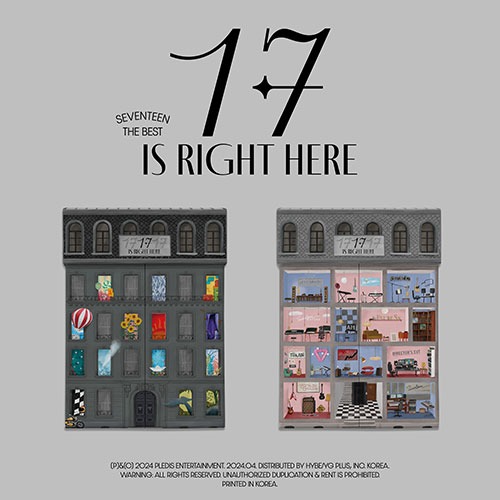 세븐틴 (SEVENTEEN) - BEST ALBUM [17 IS RIGHT HERE] [세트/앨범2종]