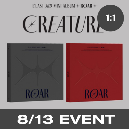 [8/13 1:1 EVENT] E&#039;LAST (엘라스트) - The 3rd Mini Album &#039;ROAR&#039; [2종 중 1종 랜덤]