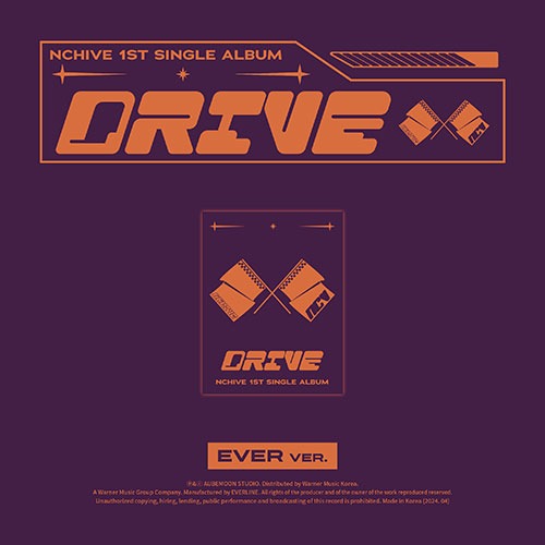 엔카이브 (NCHIVE) - 1st Single Album [Drive] (EVER MUSIC ALBUM Ver.)
