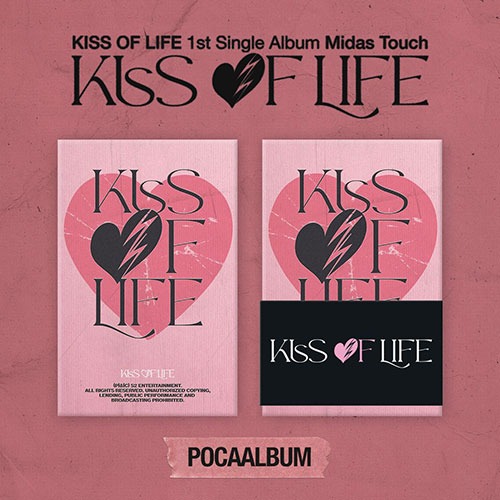 키스오브라이프 (KISS OF LIFE) - 1st Single Album [Midas Touch] (POCA)