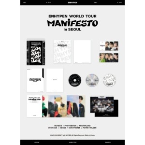 ENHYPEN (엔하이픈) - ENHYPEN WORLD TOUR [MANIFESTO] IN SEOUL (DIGITAL CODE) [특전 : 오리지널 티켓 2종 1세트 증정]