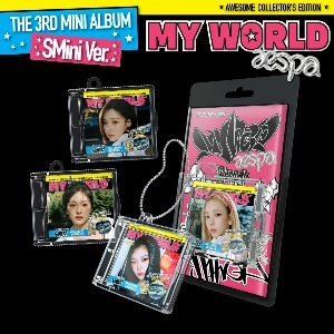 에스파(aespa) - 미니3집 [MY WORLD] (SMini Ver.스마트앨범) (4종 세트)