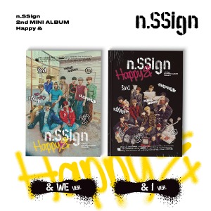 n.SSign (엔싸인) - 2nd MINI ALBUM &#039;Happy &amp;&#039; (&amp; WE / &amp; I ver.) [세트/앨범2종]